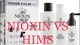 Nioxin Hair Loss Shampoo VS Hims Thickening Shampoo REVIEW