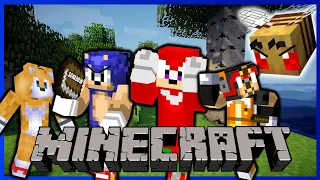 ANGRY BEES!! - Charmy Plays Minecraft Ft. Tails and Sonic Pals, GottaGoFast! & Emerald Masters