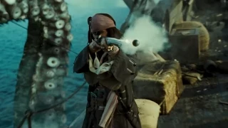 Pirates Des Caraibes 2 - Pearl VS Kraken (Scène Culte)