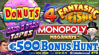 €500 SLOTS BONUS HUNT - 13 bonuses - Rise of Olympus 100, Wild Wild Riches Megaways, Donuts & more