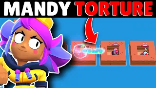 9 BOTS VS 1 MANDY SUPER! Mandy Bot Torture