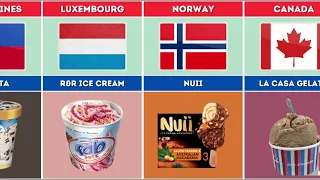 Ice Cream From Different Countries