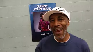 Interviewing Danny John Jules - Cat in Red Dwarf at Wales Comic Con April 2018