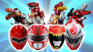 Forever Red Dino Rangers! (From Mighty Morphin to Power Rangers Dino Fury)