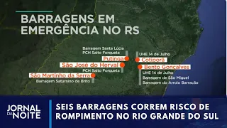 Rio Grande do Sul tem 6 barragens sob alerta de ruptura