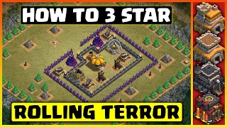 How To 3 Star Rolling Terror Clash of Clans | COC Rolling Terror | (Clash of Clans)