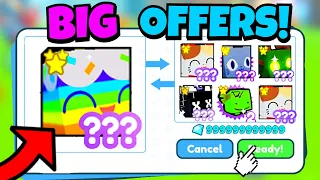 What Do People Trade For *Huge CUPCAKE*? 🧁 BIG Offers! Pet Simulator X Roblox