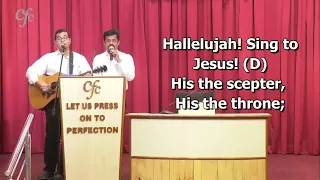 Hallelujah! Sing to Jesus