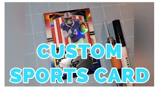 Making a Custom Sports Card - STEFON DIGGS