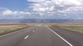 Interstate 70 East in Utah San Rafael Swell