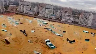 Dozens of cities go under water!! Worst flood in China in 60 years!