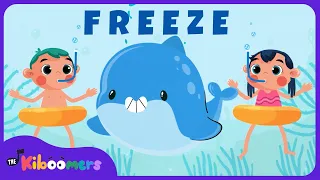 Ocean Animals Freeze Dance - The Kiboomers Brain Break Song for Kids