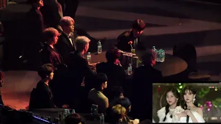 190115 BTS and Seventeen reaction to GFRIEND(여자친구) - Time for the moon night + Sunrise @SMA 2019.