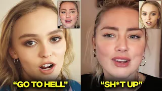 Lily-Rose Depp CONFRONTS Amber Heard For Lying And Humiliating Her Father In Court