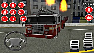 Real Fire Truck Driving 🚚 💥|| Emergency Fire Rescue || Gameplay 543 || Driving Gameplay