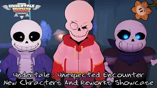 UPDATE!!! Undertale : Unexpected Encounter New Characters And Reworks Showcase