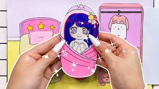 [🌟paper diy🌟] Take Care Of Baby Ai Hoshino - Oshi no Ko Parody - 아기 호시노 아이를 돌봐주세요 - ASMR DIY Paper