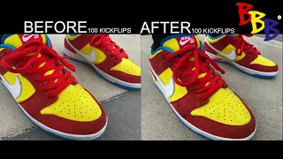 DKL Rubber Gripttape: (New) Nike Dunks VS 100 KickFlips