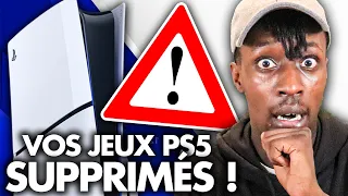 PS5 : Attention ! 🚨 Ce BUG mortel SUPPRIME vos JEUX achetés sur votre console !