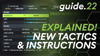 New Custom Tactics & Instructions EXPLAINED in FIFA 22 | Reach Your Potential With Various Combos!