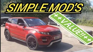 INCREASE The VALUE Of Your Range Rover Evoque With 3 Simple Mods