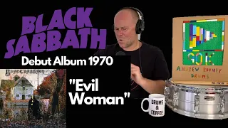 Drum Teacher Reaction: BILL WARD | Black Sabbath - Track 5 'Evil Woman' | (FIRST TIME LISTEN)