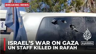 War on Gaza: UN confirms killing of first international staff in Rafah in Israeli ‘attack’