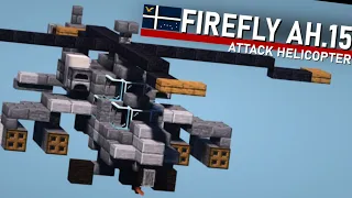 [Minecraft軍事部] 攻撃ヘリ作り方紹介! "Firefly AH.15 攻撃ヘリ"編