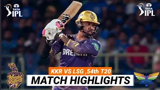 Ipl Highlights 2024 | Today Match Highlights | Today Match highlights Kkr vs Lsg