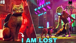 Cute Cat Lost In Robotic World🤔| Stray Gameplay #8