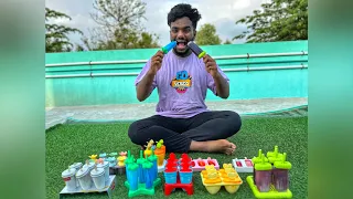 MAKING DIFFERENT TYPE OF TEASTY 🍨 ICE-CREAMS AT HOME 🧊✨ - #vlog #icecream #cooking #trending