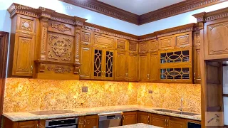 Ingenious techniques Woodworking artisans - Latest design ideas Double square kitchen cabinets !