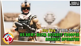 Joy Toy 1/18th Scale US ARMY DELTA ASSAULT TROOPER - ASSAULT OPERATOR #joytoy
