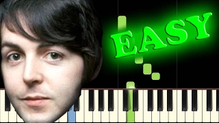 THE BEATLES - HEY JUDE - Easy Piano Tutorial