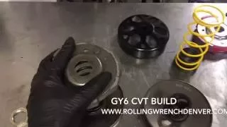 GY6 Clutch And Variator CVT Transmission upgrade Build