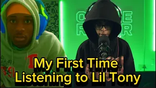 My First Time Listening to Lil Tony!! The Lil Tony "On The Radar" Freestyle (reaction)