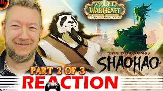 The Burdens of Shaohao Prelude REACTION Anger  The Sundering Part 3 Of 3 World Of WarCraft cinematic