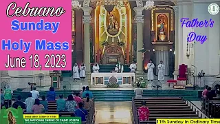 June 18, 2023 Anticipated Cebuano Sunday Mass @The Nat'l. Shrine of St. Joseph(Cebu) || 11th Sun. OT