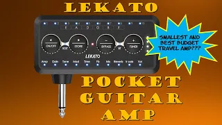 Lekato Portable Guitar Amp Demo (Smallest & Best Budget Travel Amp?)