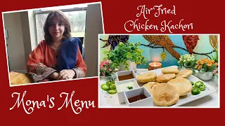 Crispy and Flaky Air Fried Chicken Kachori Recipe by Mona’s Menu | Khasta Air Fried Chicken Kachori