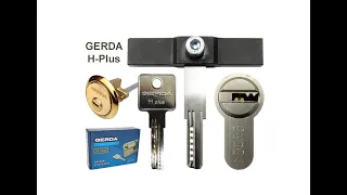 GERDA H-PLUS Lockpicking overview for Locksmiths