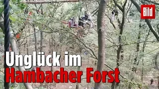 Kurz nach diesem Video stürzte Steffen M. in den Tod | Hambacher Forst