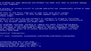 startup sound of windows 98 has bsod