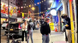 NYC LIVE Manhattan from Chinatown to Times Square via Broadway on Wednesday Night (October 12, 2022)