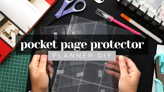 CREATING A DIY POCKET PAGE PLANNER INSERT WITH LAMINATED SHEETS :: DISCBOUND CLASSIC HAPPY PLANNER