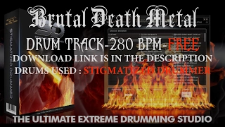 Brutal Death Metal Drum Track/280 BPM/Stigmatized Drummer