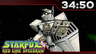 Star Fox 64: Red Line Speedrun PB - 34:50