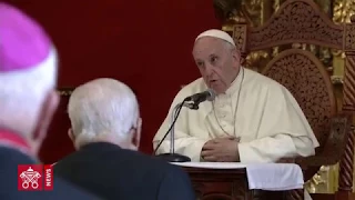 Papa Francesco Peru Lima Incontro Vescovi 2018 01 21