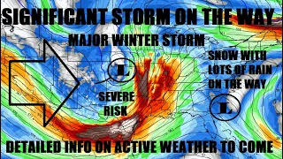 Major storm system is coming.. Heavy snow & severe weather! Update on current Winter storm moving in