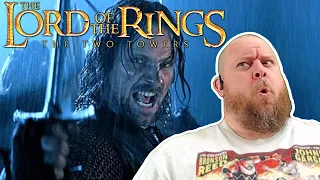 The Two Towers REACTION - Now we're cooking! This movie is what I hoped LOTR would be!